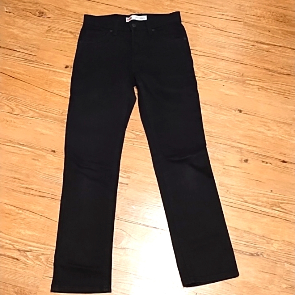 Levi's Boy's 511 Slim Fit Jeans | 14 Reg (W27xL27) | Black